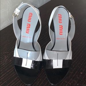 Miu Miu slingback heels Sz 39